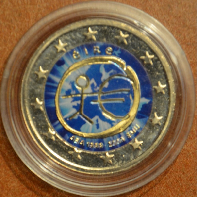 Euromince mince 2 Euro Írsko 2009 - 10. výročie hospodárskej a meno...