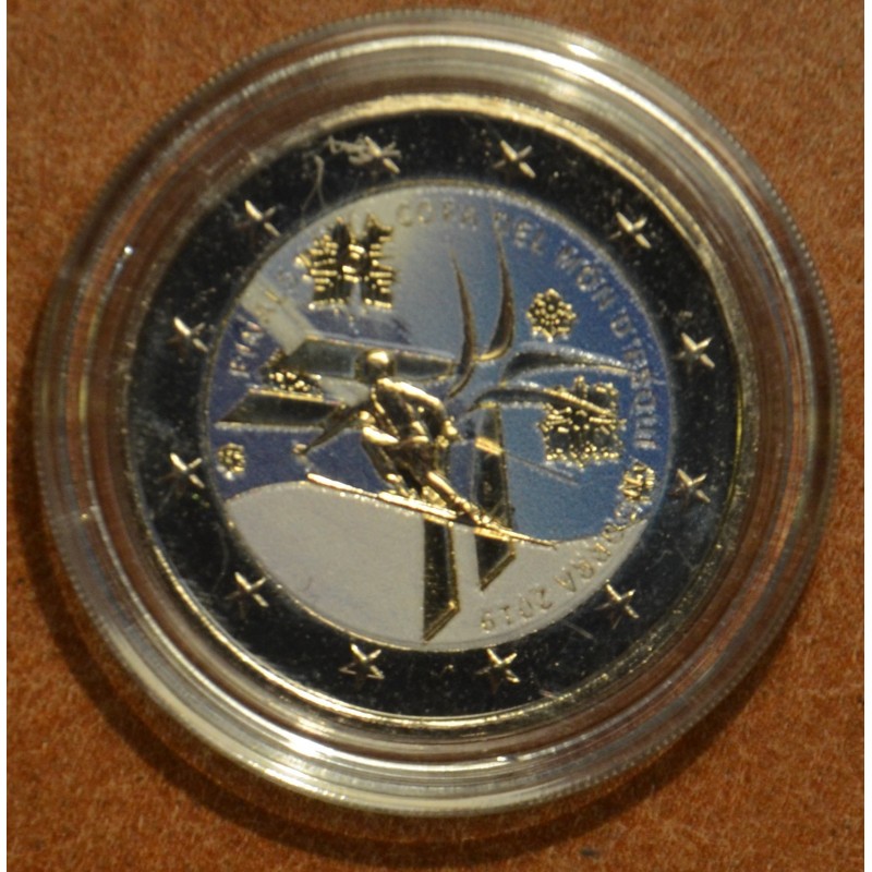 eurocoin eurocoins 2 Euro Andorra 2019 - Alpine skiing World Cup Fi...