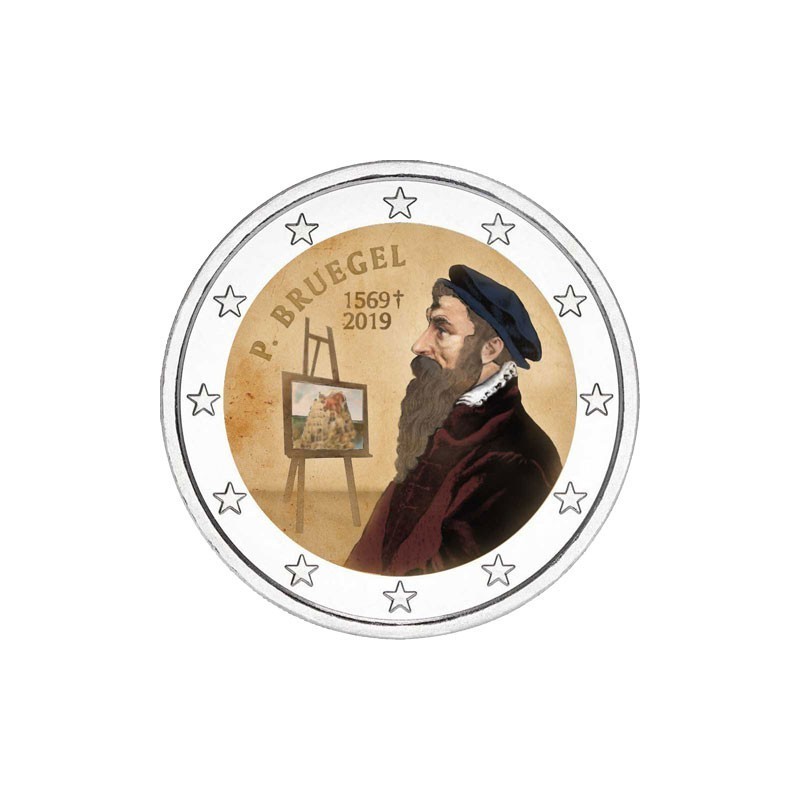 eurocoin eurocoins 2 Euro Belgium 2019 - Pieter Bruegel II. (colore...