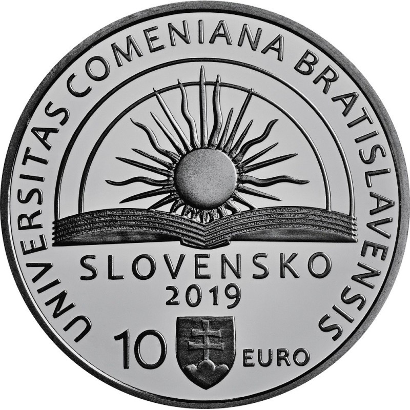 Euromince mince 10 Euro Slovensko 2019 - Univerzita Komenského v Br...