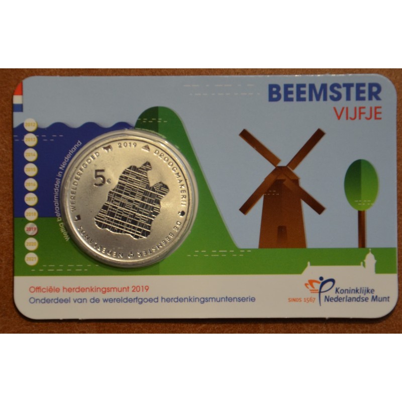 eurocoin eurocoins 5 Euro Netherlands 2019 - Beemster (UNC)