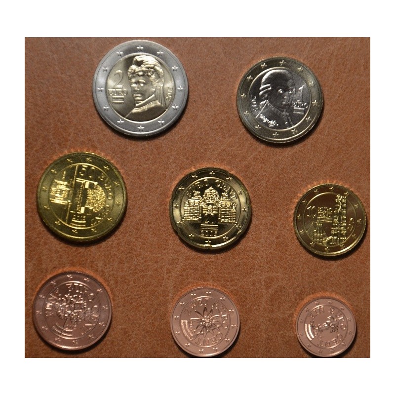 Euromince mince Sada 8 rakúskych mincí 2019 (UNC)