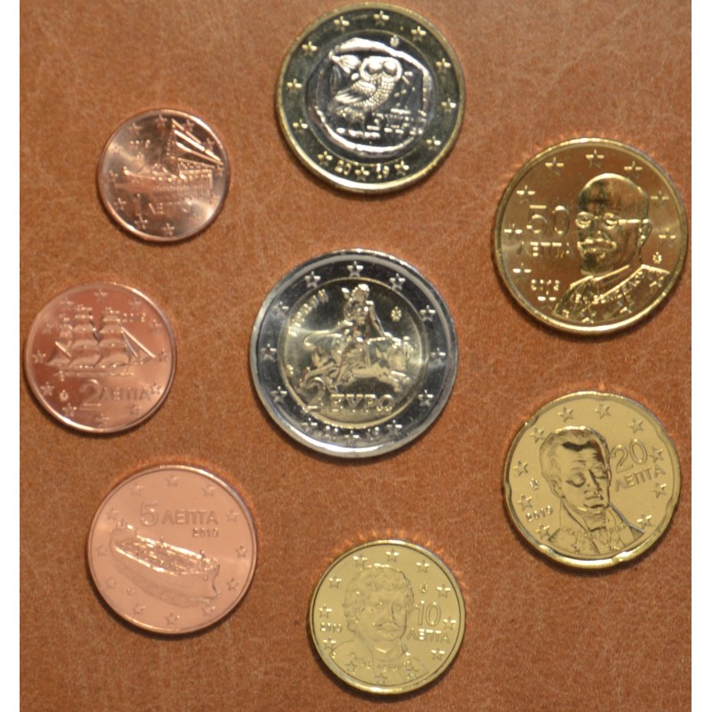 eurocoin eurocoins Set of 8 eurocoins Greece 2019 (UNC)