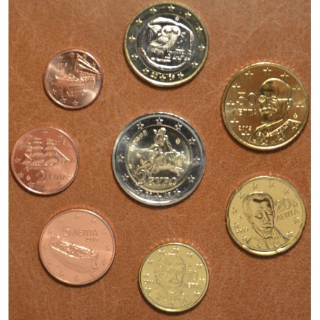Euromince mince Sada 8 euromincí Grécko 2019 (UNC)