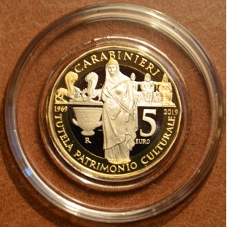 Euromince mince 5 Euro Taliansko 2019 - 50 rokov carabinieri na och...