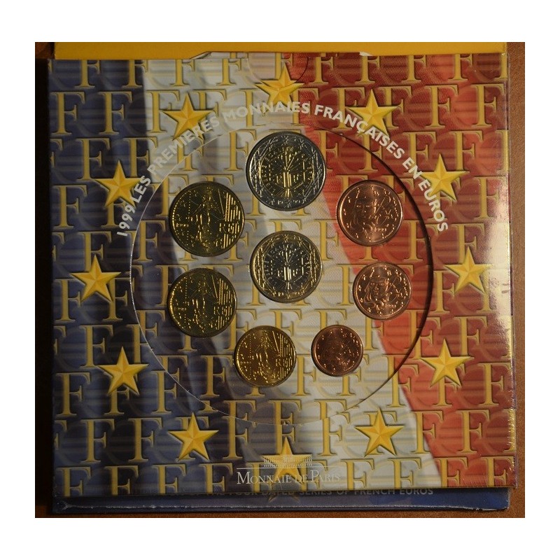 Euromince mince Francúzsko 1999 sada 8 euromincí (BU)