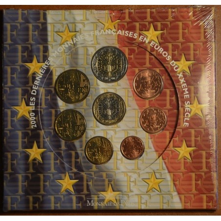 Euromince mince Francúzsko 2000 sada 8 euromincí (BU)