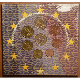 Euromince mince Francúzsko 2001 sada 8 euromincí (BU)