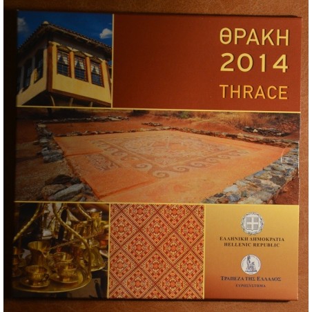 eurocoin eurocoins Greece 2014 set of coins - Thrace (BU)