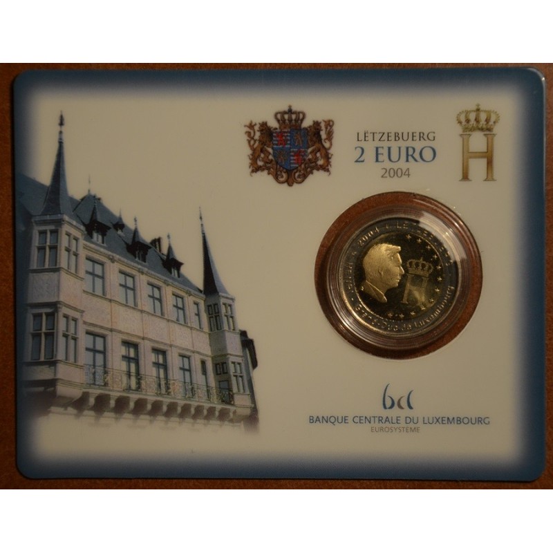 eurocoin eurocoins 2 Euro Luxembourg 2004 - Effigy and monogram of ...