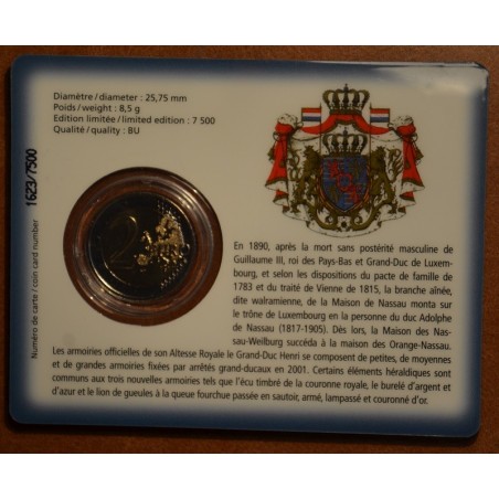 euroerme érme 2 Euro Luxemburg 2010 - A nagyherceg címere (BU)