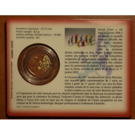 euroerme érme 2 Euro Luxemburg 2012 - Az Euro 10. évfordulója (BU k...