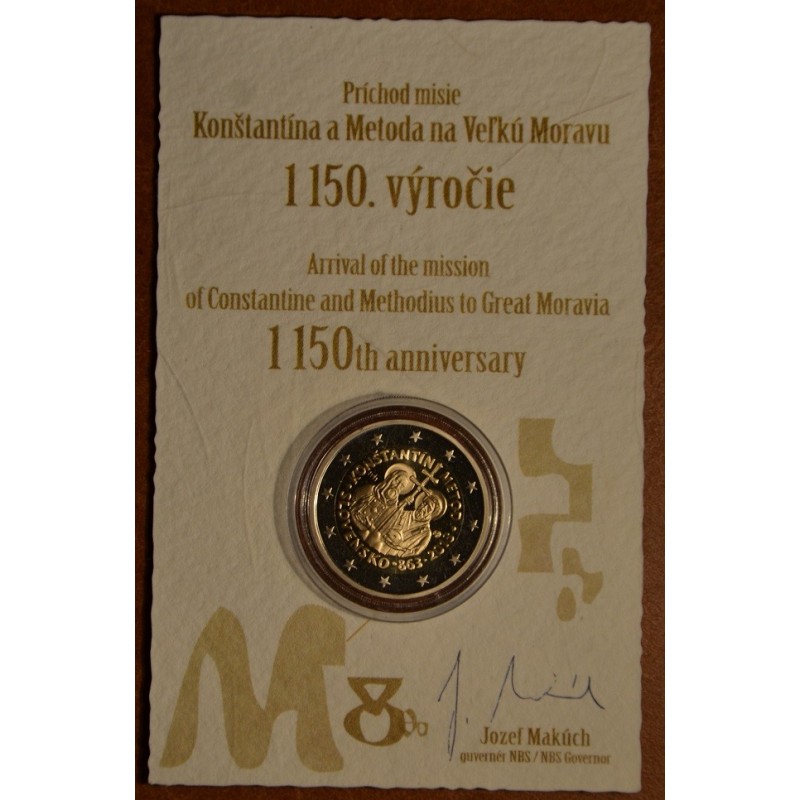 Euromince mince 2 Euro Slovensko 2013 - Príchod byzantskej misie sv...