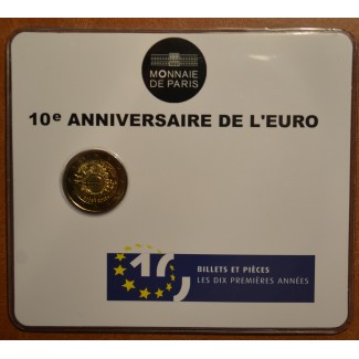 Euromince mince 2 Euro Francúzsko 2012 - 10. výročia vzniku Eura (B...