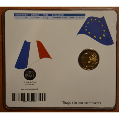 eurocoin eurocoins 2 Euro France 2012 - Ten years of Euro (BU card)