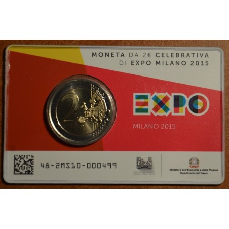 Euromince mince 2 Euro Taliansko 2015 - EXPO Milano 2015 (BU)