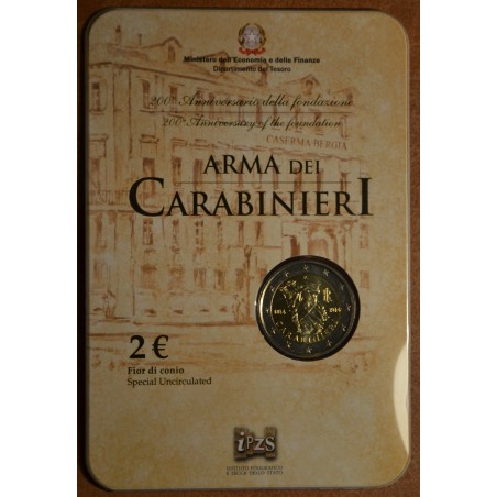 Euromince mince 2 Euro Taliansko 2014 - 200 rokov carabinieri (BU k...