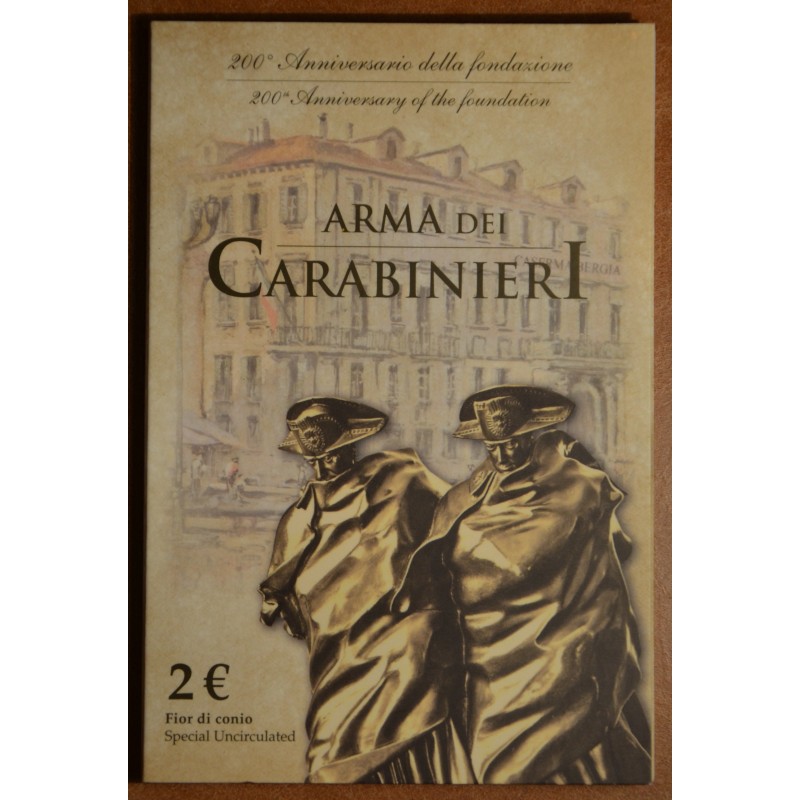 eurocoin eurocoins 2 Euro Italy 2014 - 200 years of Carabinieri (BU...