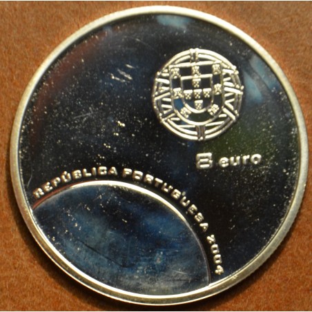 euroerme érme 8 Euro Portugália 2004 - Labdarúgás: a kapus véd (Proof)