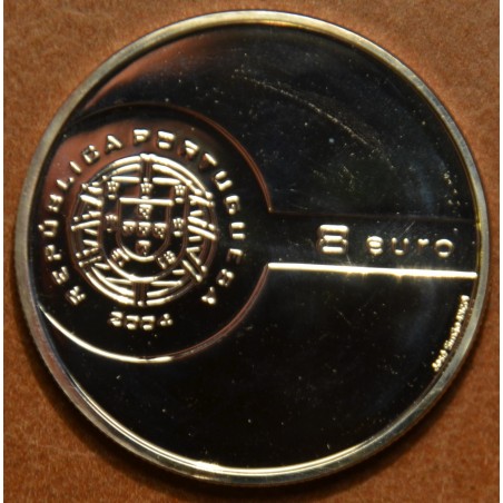 eurocoin eurocoins 8 Euro Portugal 2004 - Football: the shot (Proof)