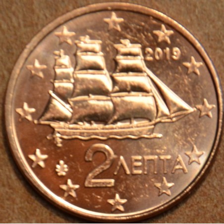Euromince mince 2 cent Grécko 2019 (UNC)