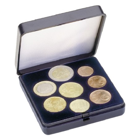 eurocoin eurocoins Lindner plastic box for one set of euro coins