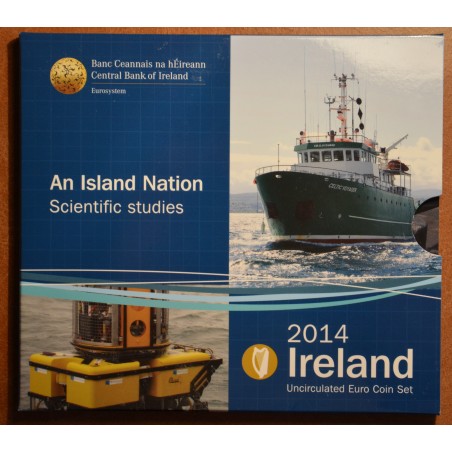eurocoin eurocoins Official set of 8 coins of the Ireland 2014 (BU)
