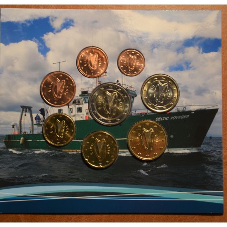eurocoin eurocoins Official set of 8 coins of the Ireland 2014 (BU)