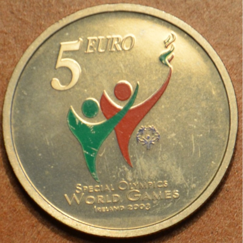 Euromince mince 5 Euro Írsko 2003 - Špeciálne olympijské hry (UNC)