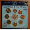 Euromince mince San Marino 2004 sada s 5 Euro pamätnou Ag mincou (BU)