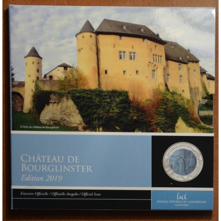 Euromince mince 5 Euro Luxembursko 2019 - Bourglinster (Proof)