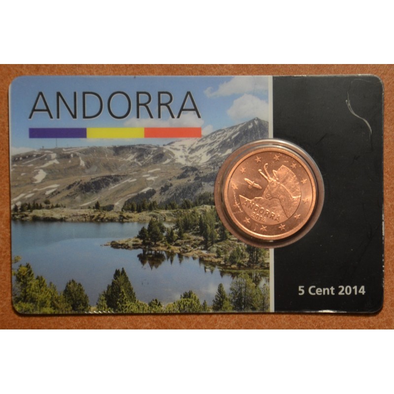eurocoin eurocoins 5 cent Andorra 2014 (UNC)