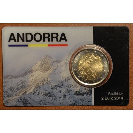 euroerme érme 2 Euro Andorra 2014 (UNC)