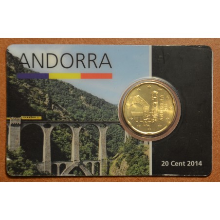 euroerme érme 20 cent Andorra 2014 (UNC)