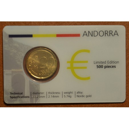 Euromince mince 20 cent Andorra 2014 (UNC)