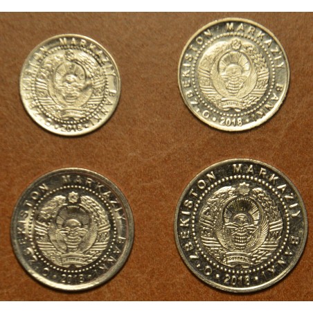 Euromince mince Uzbekistan 4 mince 2018 (UNC)