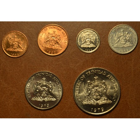 eurocoin eurocoins Trinidad and Tobago 6 coins 1978/1994 (UNC)