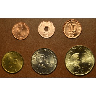 Euromince mince Filipíny 6 mincí 1995-1998 (UNC)