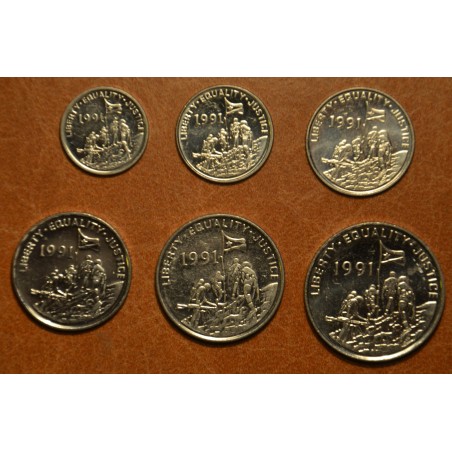 eurocoin eurocoins Eritrea 6 coins 1997 (UNC)