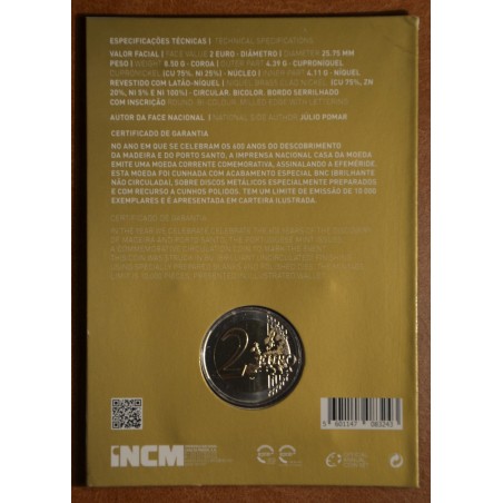 eurocoin eurocoins 2 Euro Portugal 2019 - 600 years of island Madei...