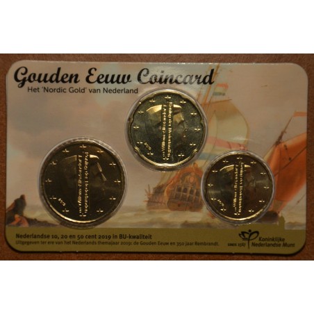 eurocoin eurocoins Official set of 3 coins of the Netherlands 2019 ...