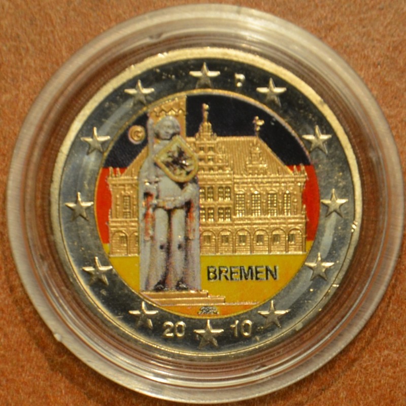 Euromince mince 2 Euro Nemecko \\"A\\" 2010 - Bremen: Brémska radni...