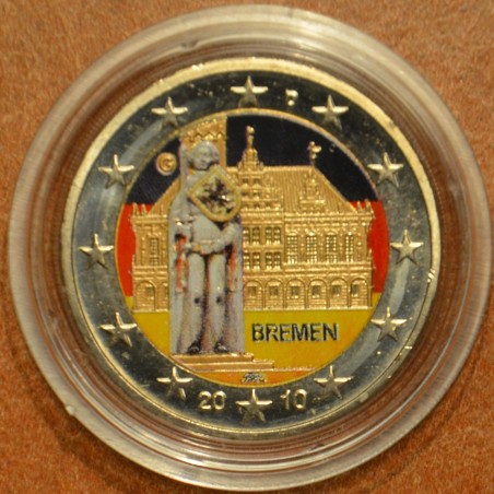 Euromince mince 2 Euro Nemecko \\"D\\" 2010 - Bremen: Brémska radni...