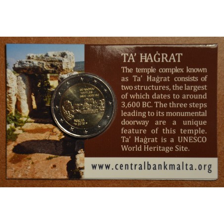eurocoin eurocoins 2 Euro Malta 2019 french mintmark - Ta' Hagrat (BU)