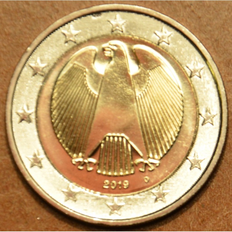 eurocoin eurocoins 2 Euro Germany \\"D\\" 2019 (UNC)