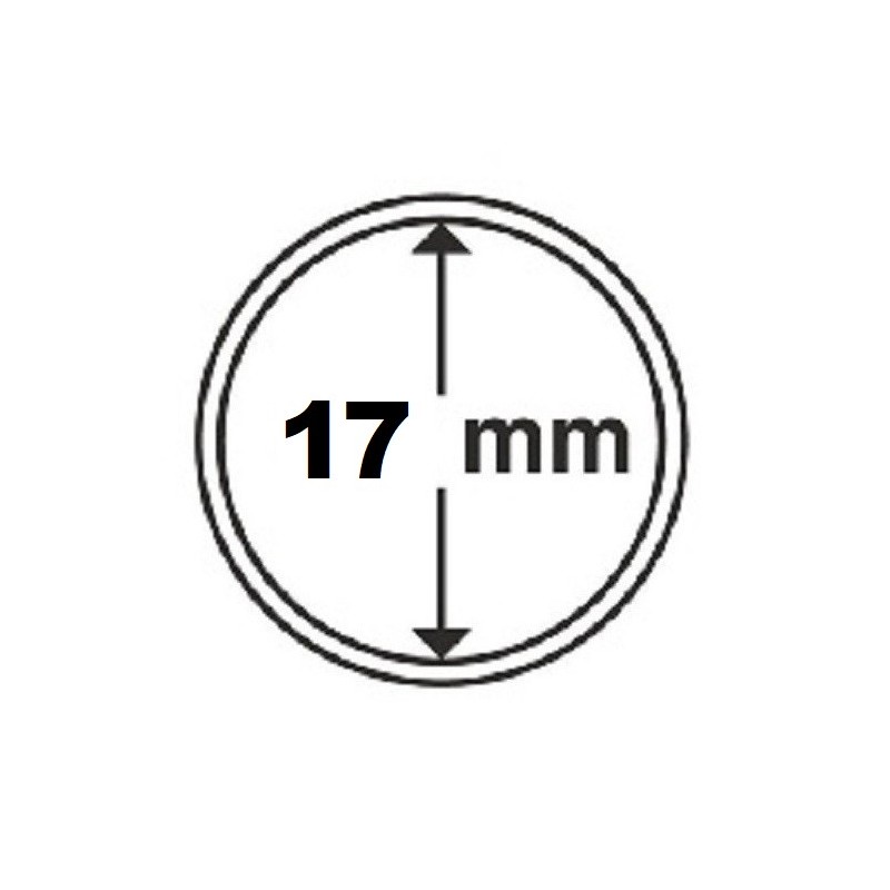 euroerme érme 17 mm Leuchtturm kapszula (10 db)