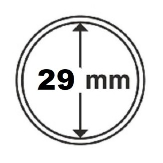 Euromince mince 29 mm Leuchtturm kapsula (10 ks)