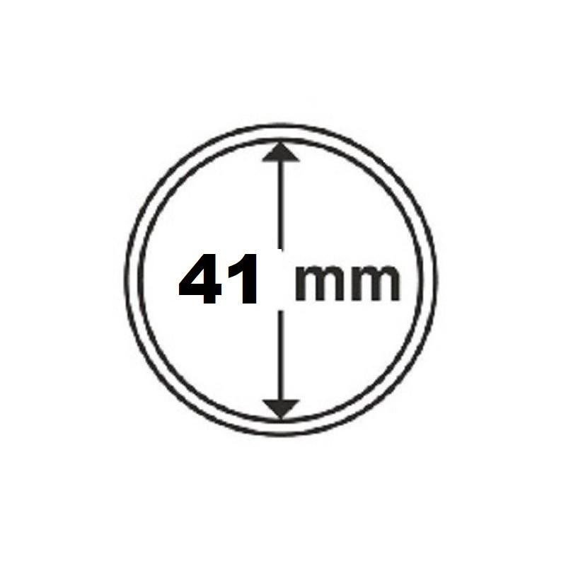 euroerme érme 41 mm Leuchtturm kapszula