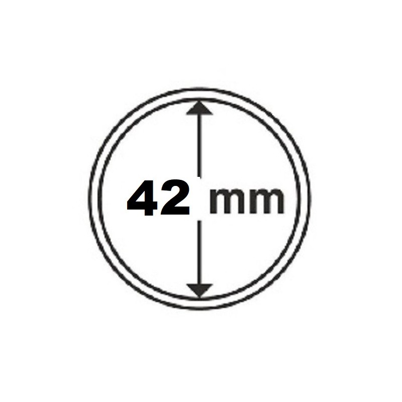 euroerme érme  42 mm Leuchtturm kapszula