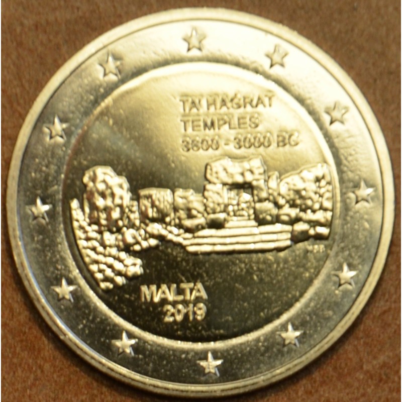 eurocoin eurocoins 2 Euro Malta 2019 Ta' Hagrat - mintmark \\"F\\" ...